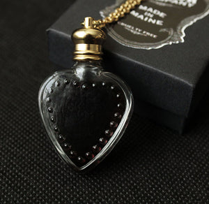 Perfume Heart Amulet Necklace
